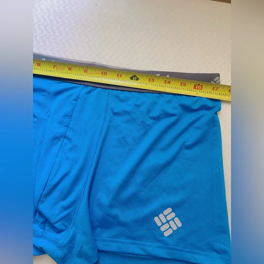Men Athletic Boxer Briefs Quick-Dry Mesh Breathable Anti-Chafing Gym Running XXL